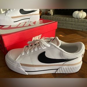 Nike | Shoes | Nike Womens Court Legacy Lift Platform Shoes 95 | Poshmark